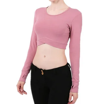 thumb hole crop top