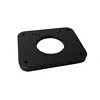Aluminum Plate Precision Custom Processing, CNC Milling Drilling Aluminum Panel, Black Anodized CNC Aluminum Connection Plate