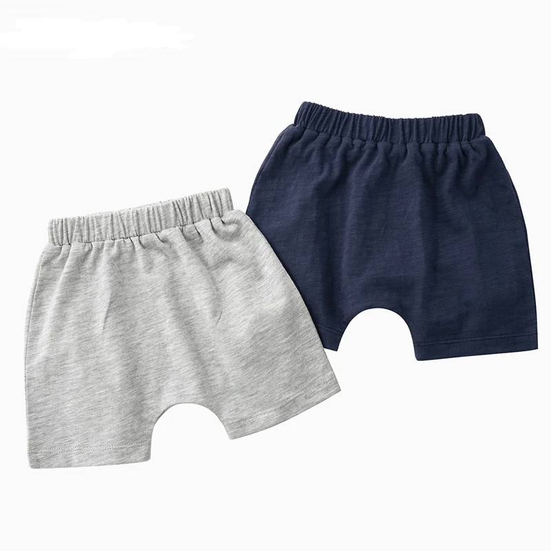 

Boys Girls Summer Simple Shorties Solid Color Knit Fabric Infant Shorts Brown,Pink, Red Color for 3-24 Months, As photos