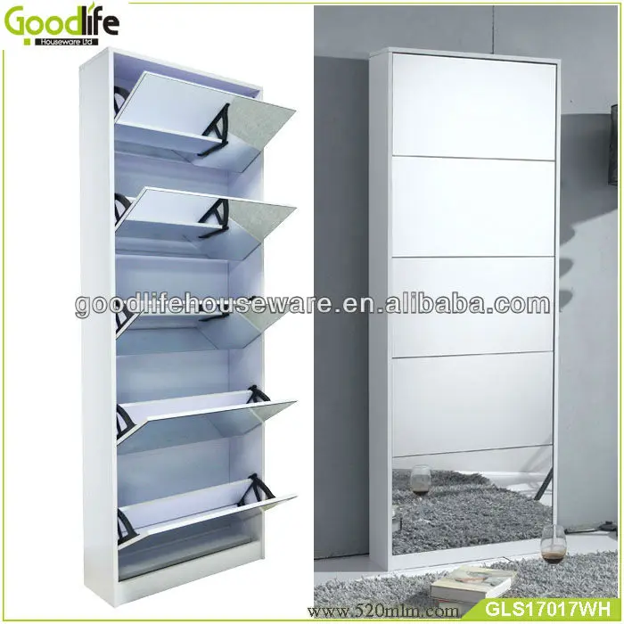 5 Layers Malaysia Style Shoe Cabinet With Mirror View Shoe