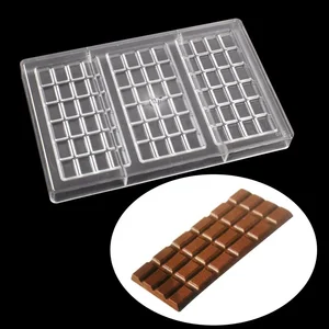 Image of 150*74*8mm High Quality PC Chocolate bar molds baking Polycarbonate Chocolate Mold