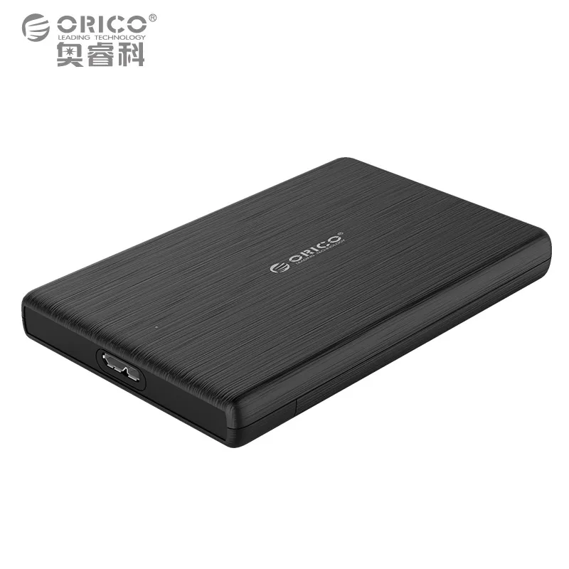 

ORICO HDD external Case USB3.0 Micro B External Hard Drive Disk Enclosure for SSD Support UASP SATA III 2189U3, Black