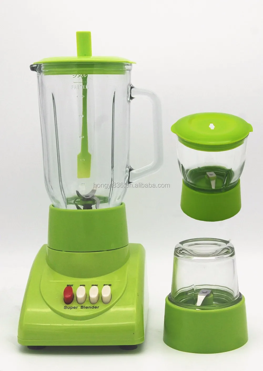 300w Push Button Blender Traditional Stand Plastic Blender Mixer T2