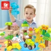 120pcs Animal building blocks toys for boys with BSCI EN71