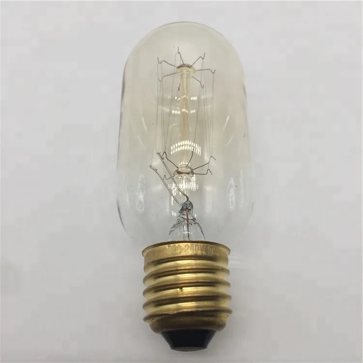 China Top Manufacturer Edison Bulb T45 Incandescent Filament Vintage Light Lamp