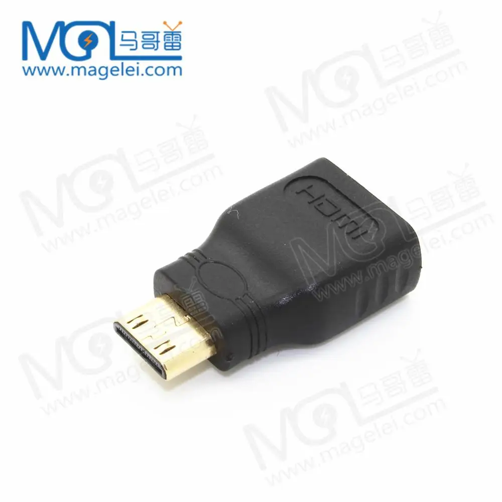 

Mini HDMI Male To HDMI Female Adapter, Black