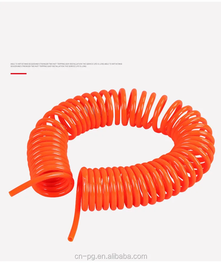 8x5 6m Pneumatic Spring Pu Air Hose Pneumatic Tube Air Brake Hose High