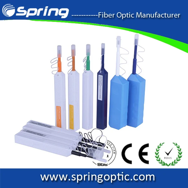 fiber optic connector pen for 1.25mm/2.5mm interfaces