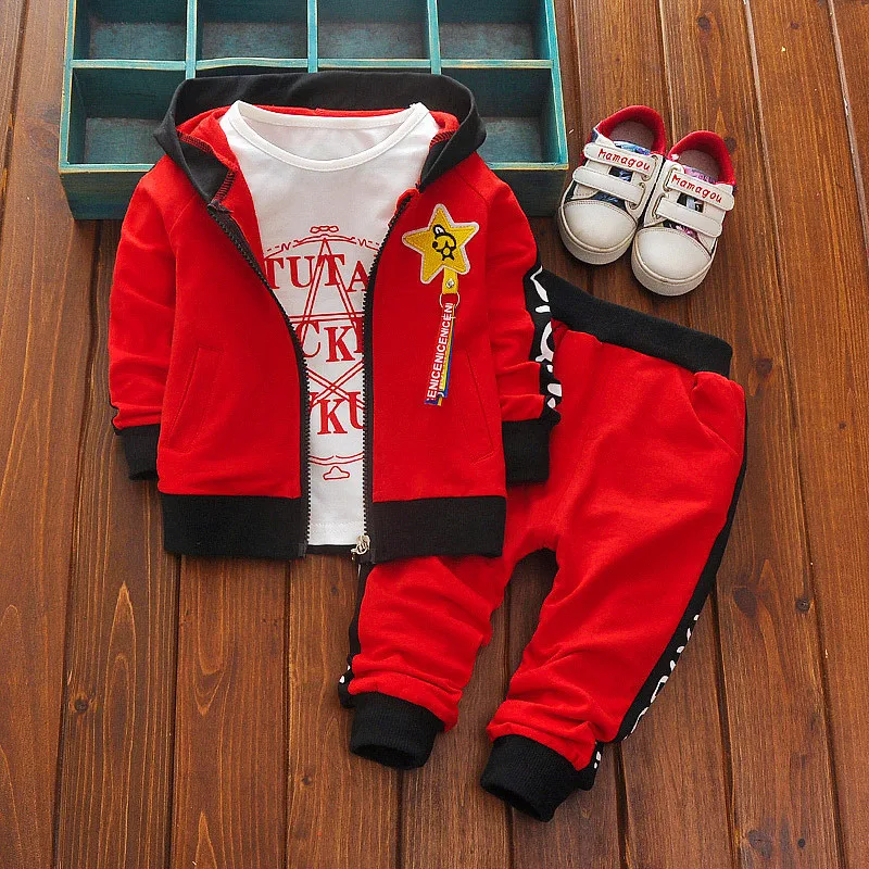

boys clothing sets 2018 autumn spring kids boys hooded clothes sport suit children casual tracksuit clothing, N/a