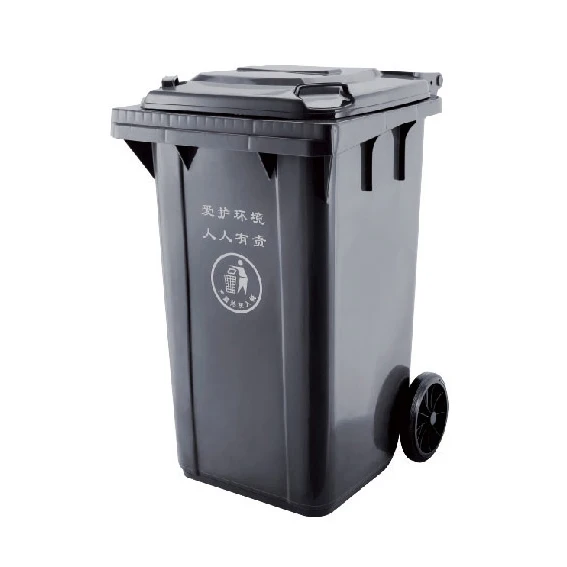 

bign size plastic dust bin 240l, garbage can cleaning truck, Gree/gray