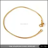 gold plated snake chain stainless steel braclet for fashion jewelry DIY