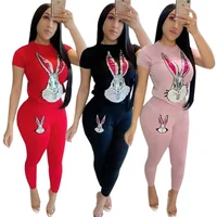 

2019 Lady Short Sleeve And Pant Two Piece Casual Set Women Clothing