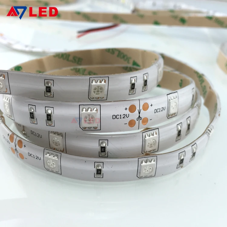 Epistar 5050 30LEDs 7.2W 12V Red IP65 waterproof led tape light strip with high brightness
