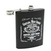 8 oz high quality portable Outdoor Travel Customized whisky embossed custom logo copper hip alcohol flask