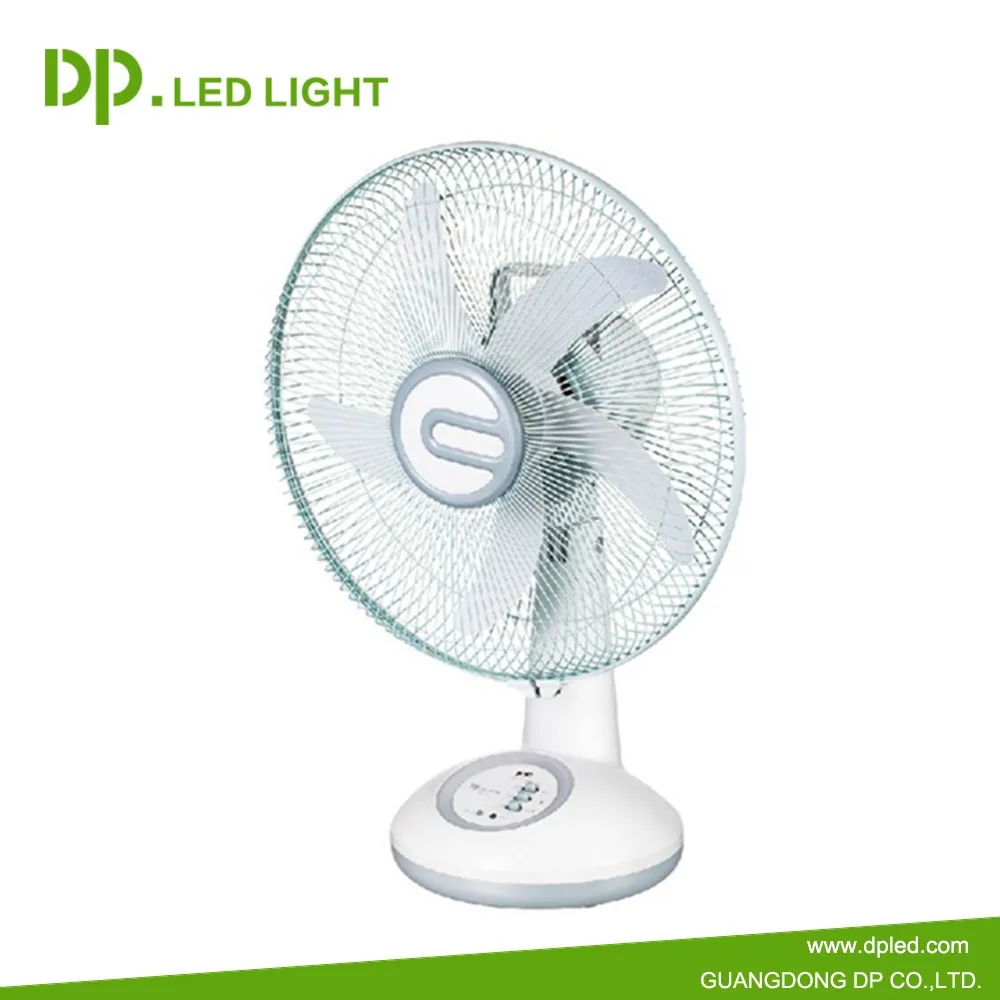 rechargeable table fan with light