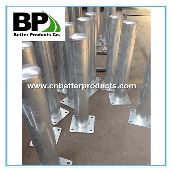 Hot Dipped Galvanized Steel Pipe Bollards - Buy Hot Dipped Galvanized ...