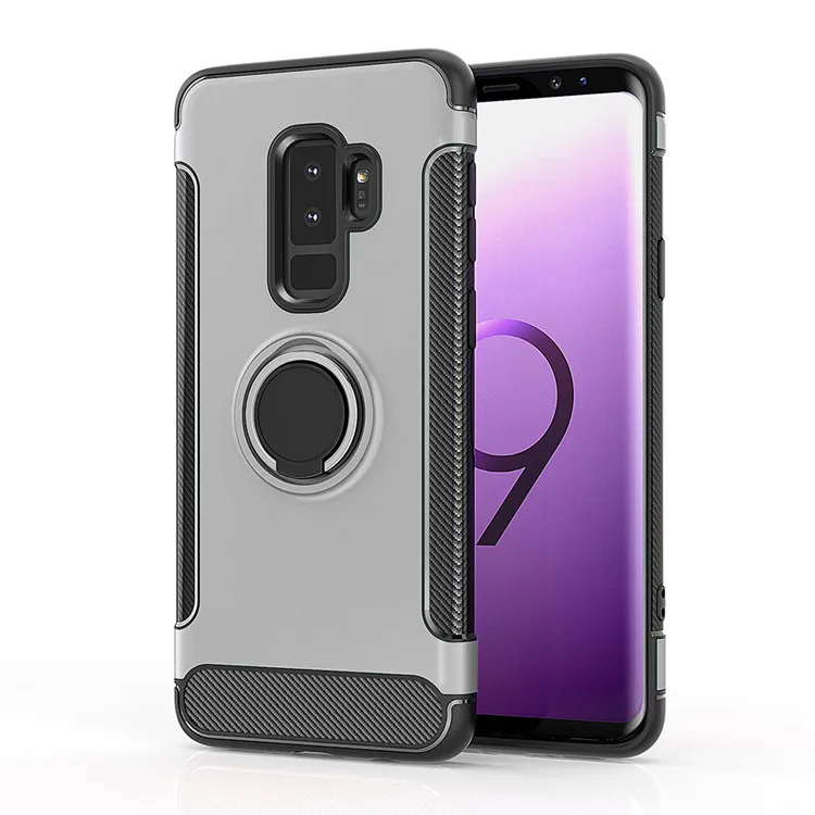 

Laudtec Shockproof Hard Cover Soft TPU Heavy Armor Case For Samsung Galaxy S9 Plus, Black;blue;red;silver;golden. rose golden