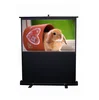 Manual Roll up Projection Screen Floor Stand Portable Travel Projector Screen