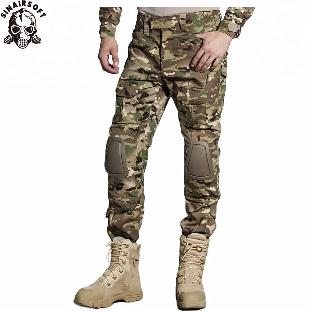 

Wholesale military waterproof camouflage paintball nylon army casual swat pants with knee pads hunting tactical pants ripstop, Mc/acu/bk/typ/a-tacs/at-fg/mr/hld/jd