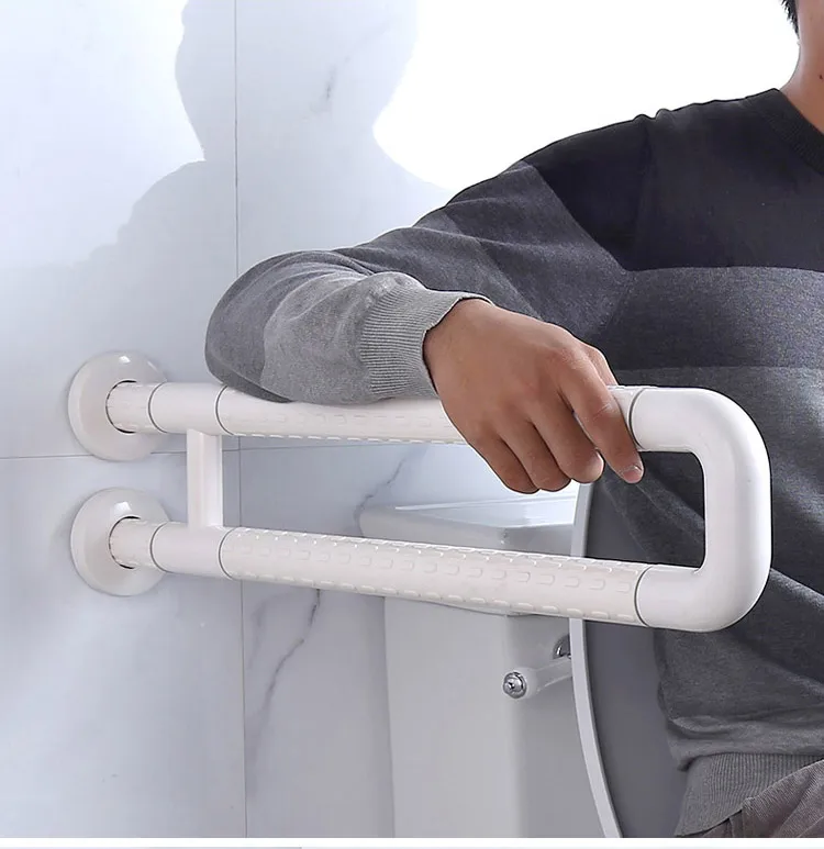 Bathroom Disabled Handrail,Pvc Handrails Railings,Toilet Safety Bar