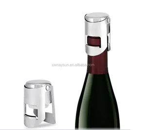 Image of Bottle Stopper Saver Wine Sealer decanter Preserver System Vacuum Pump bottle cap lid Secure Rubber Cork Keeps Wine Fresh Plug