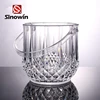 Amazon Customized Logo Wine Cooler Bucket Drink Champagne Acrylic Ice Bucket