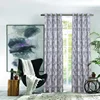 Yarn dyed woven jacquard linen curtains and drapes panel