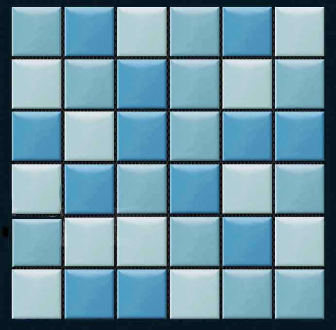 foto lake blue 300x300mm square foshan porcelain mosaic tile