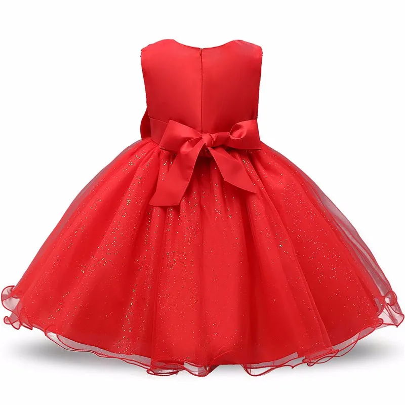 2017 Kids Birthday Party Children Medium Sleeveless Dresses Handmade ...