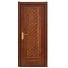 Soundproof design indoor security single wooden hotel flush room door low price