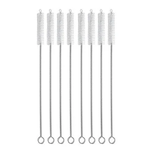 Image of 6/8/10/15mm Straw Cleaning Brush Stainless Steel Cleaner Brush For Straws