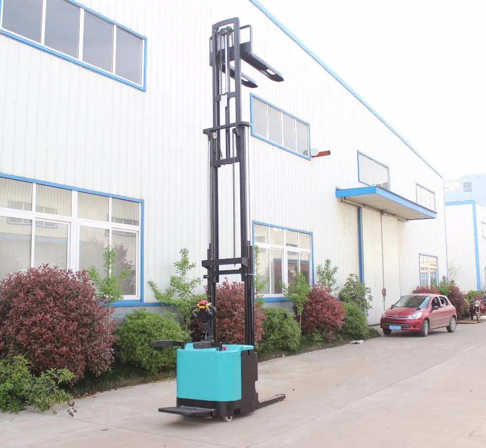 CDD15-45S 1500kg 4500mm Lifting Height Electric Pallet Stacker with Triplex Free Lifting Mast