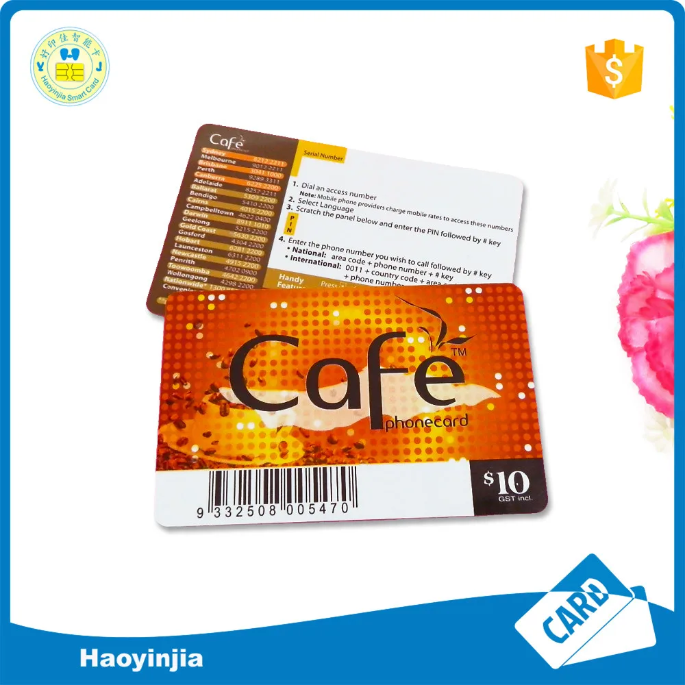 
Personalized Recharge Phone Card / Calling Card 