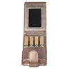 Lip Pouch for Lipstick Case with Mirror and Small Pocket Champagne