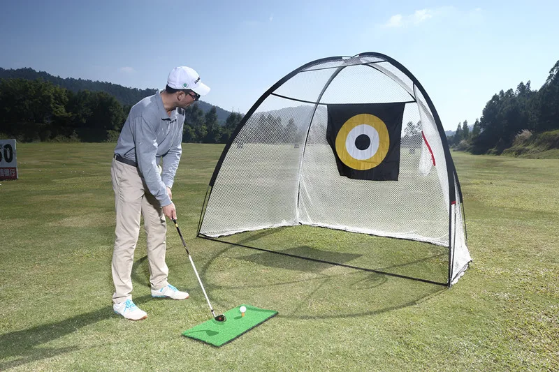 portable driving practice golf net