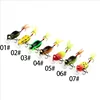 1pcs 50mm Artificial Hard Crank Plastic Frog Insect Fishing Lure Wobblers Bait With 3D Eyes Pesca hard bait everything for fish
