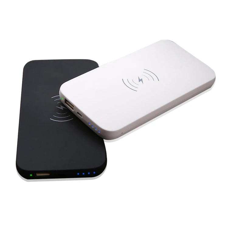 

2018 qi wireless 2a slim portable power banks 5000mah fast charging powerbanks battery charger