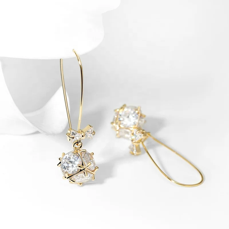 

New trend jewelry women 925 Silver earrings