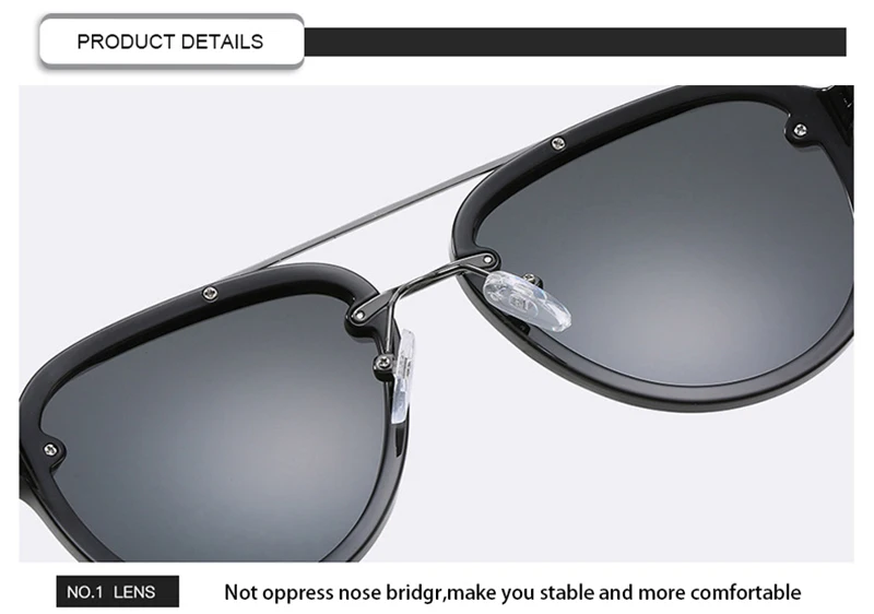 Cool Dazzle Round TR90 Pilot Outdoor Driving TAC Fashion Men Eyewear