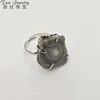 Wholesale Handmade la girl cosmetics Rings Unique Design Desert Druzy Solid Silver Jewelry Claw Boho Ring