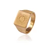 11672 Factory supply 18k gold color gold finger ring without stone
