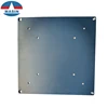 2018 hot sale black powder coating chamferring flat metal bracket