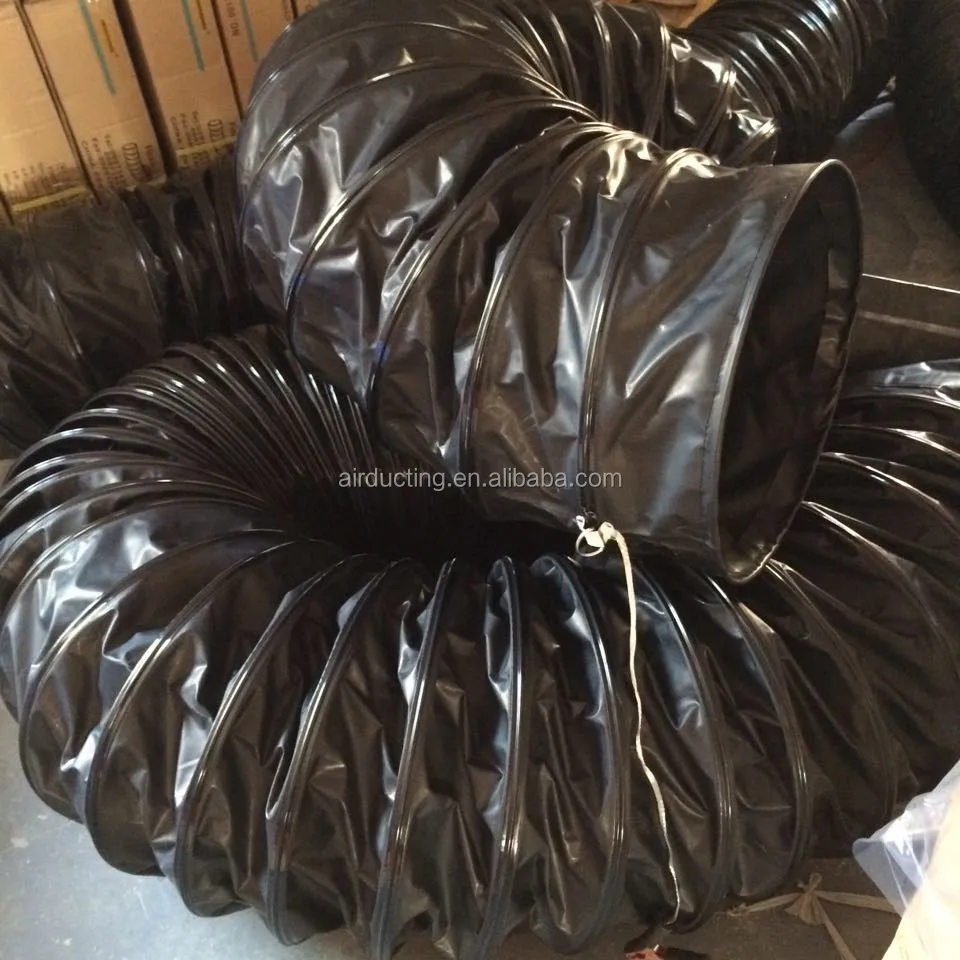 Polyester Insulated Flexible Duct Ventilation Type Plastic Air Duct Air