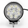 Wholesale round light epistar 3030 best sale 9 led strobe 4x4 truck light 27w spot flood led work light