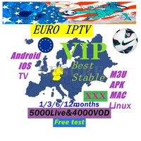 

5000+ channels list USA Europe free test 24 hours iptv subscription m3u 12 months 4000 VOD albania iptv account reseller panel
