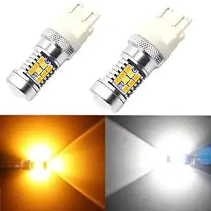 White Tail Light 18 SMD LED 3157 Light Bulbs 2pcs 4057 4157 3057 1 Pair