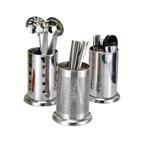

Hot Selling Stainless Steel Kitchen Utensil Holder / Chopstick Holder With Drain Holes