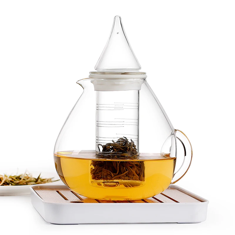 Glass Infuser Tea Pot 1600ml Teapot/cup High Borosilicate Glass Teapot