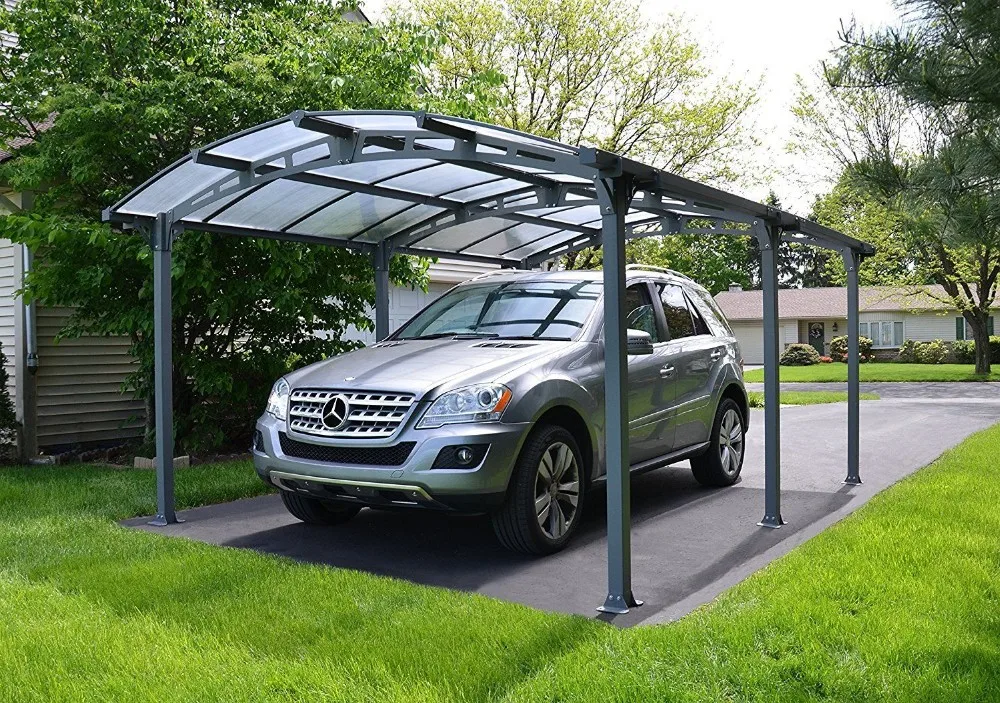 High Impact Strength Uv Coated Solid Polycarbonate Roof Sheet Carport ...