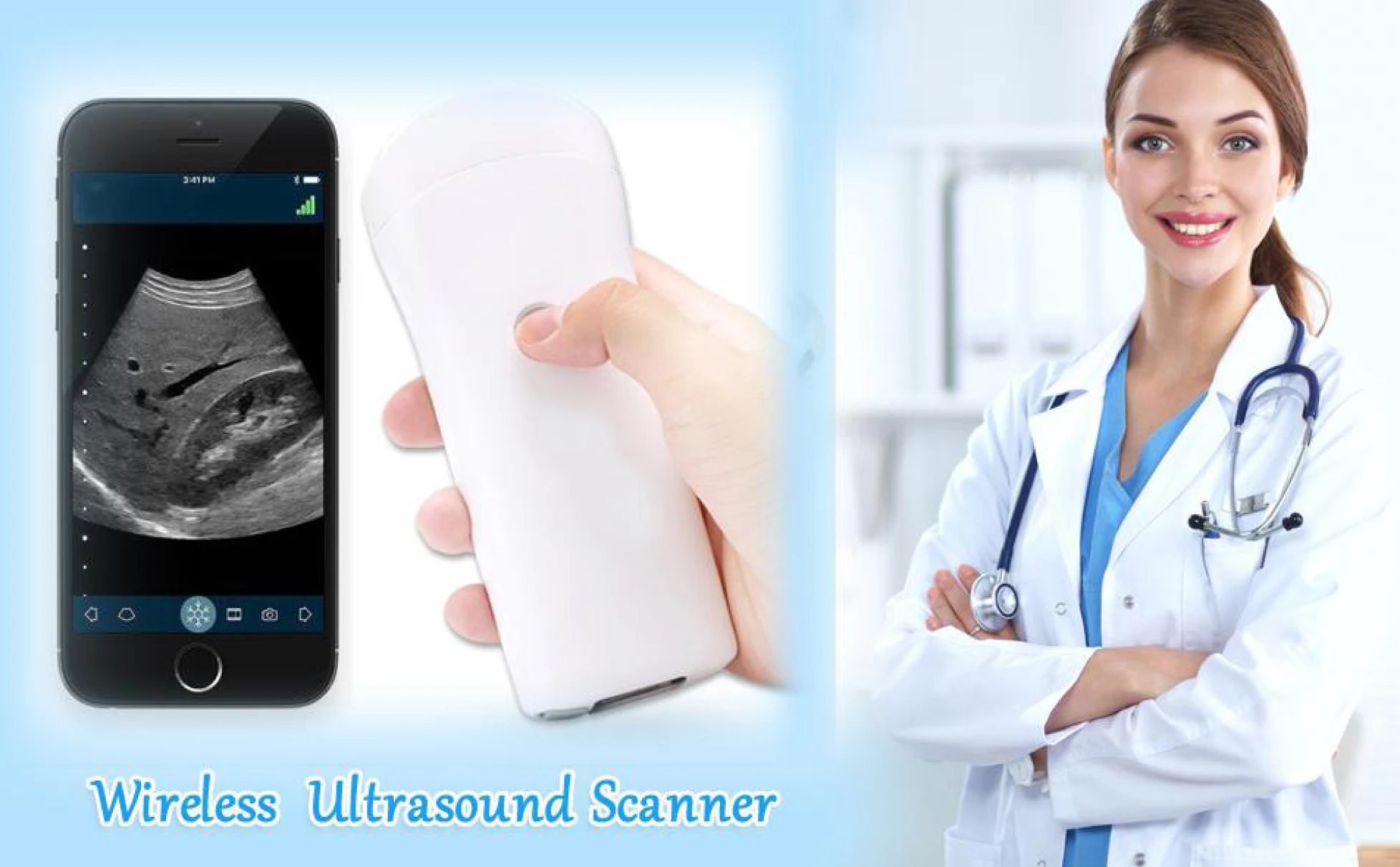 Wireless Ultrasound Probe